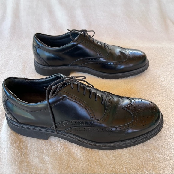 Rockport WATERPROOF APM23181 Dressport Modern Wingtip Oxford Black Leather 9M - Picture 11 of 11